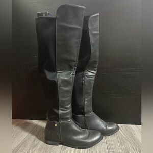 Steve Madden black knee high boots 9.5
